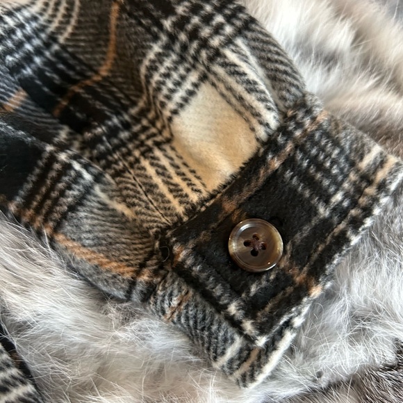 🆕 OLD NAVY Soft-Brushed Plaid Shacket coat jacket Toddler baby unisex sz 18-24m - Picture 8 of 8